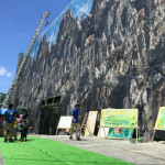 建設現場の足場シートを巨大メディアに変えるプロジェクト！
