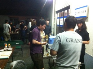 グランド印刷㈱恒例行事　本社でバーベキューしました。